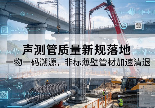 左云声测管质量新规落地，一物一码溯源，非标薄壁管材加速清退